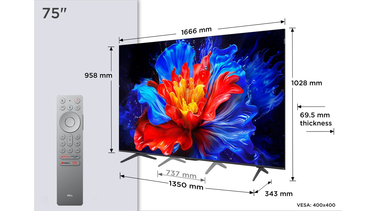 QLED TV TCL 75QLED810K / Google TV
