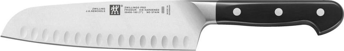 Zwilling pro santoku-mes met kuiltjes