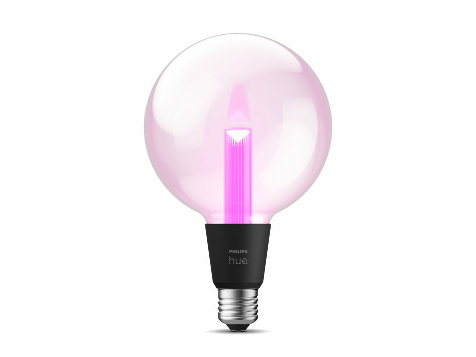 Lamp PHILIPS HUE White Color Ambiance E27 G125