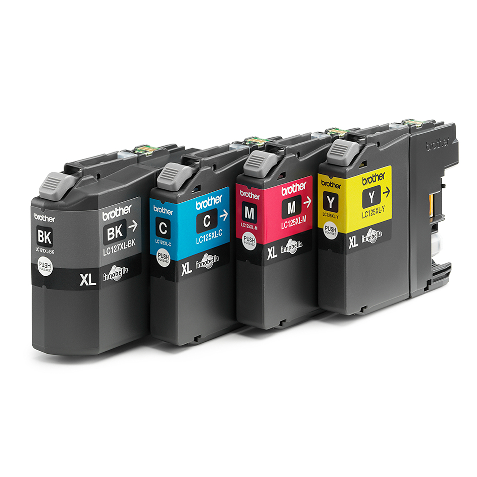 Inktpatroon BROTHER LC-127XLVALBP CMYK Value Pack