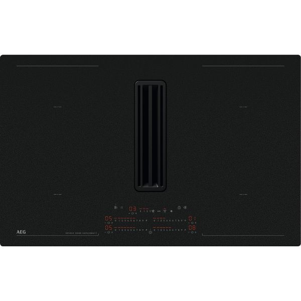 kookplaat met afzuiging AEG NCP84C01CZ / 80cm / A+ / SaphirMatt