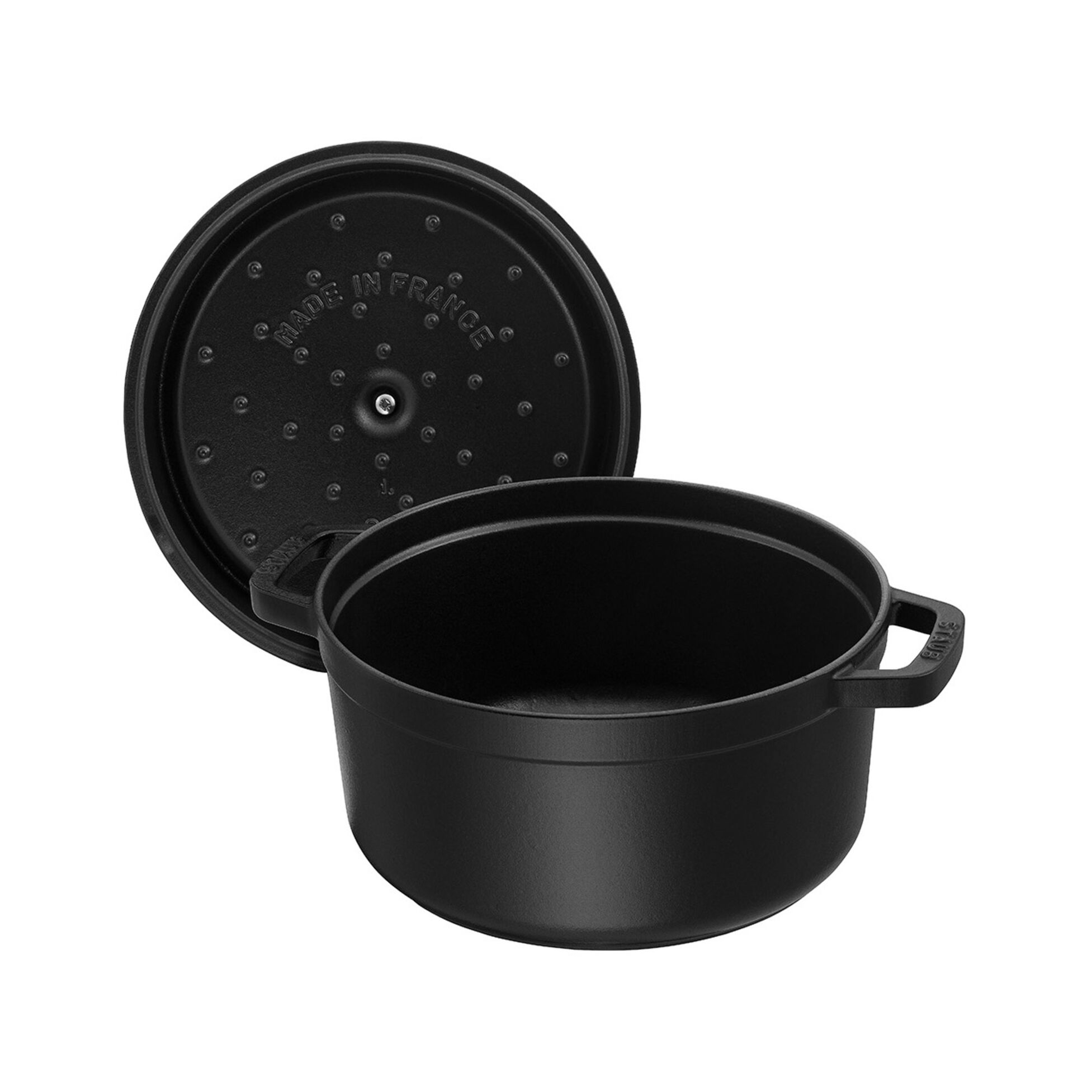 Staub ronde cocotte 26cm zwart 1102625