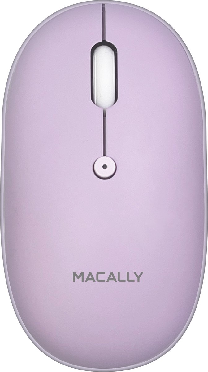 Draadloze Muis Macally Bluetooth Recharge Pink