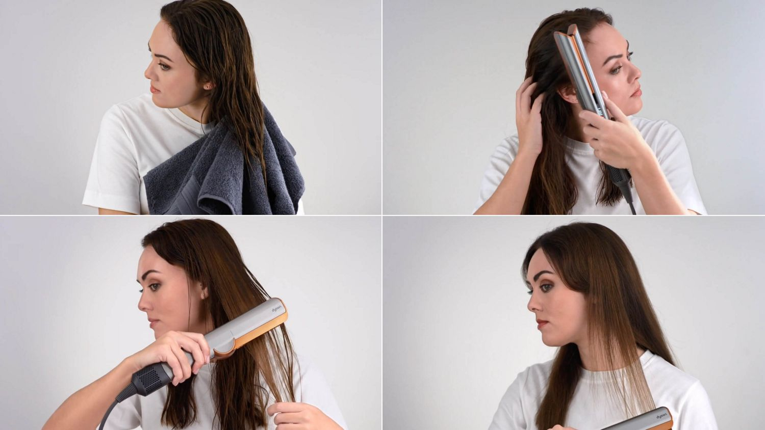 Dyson Airstrait Stijltang Stoom Goud, Rood 1600 W 1,98 m