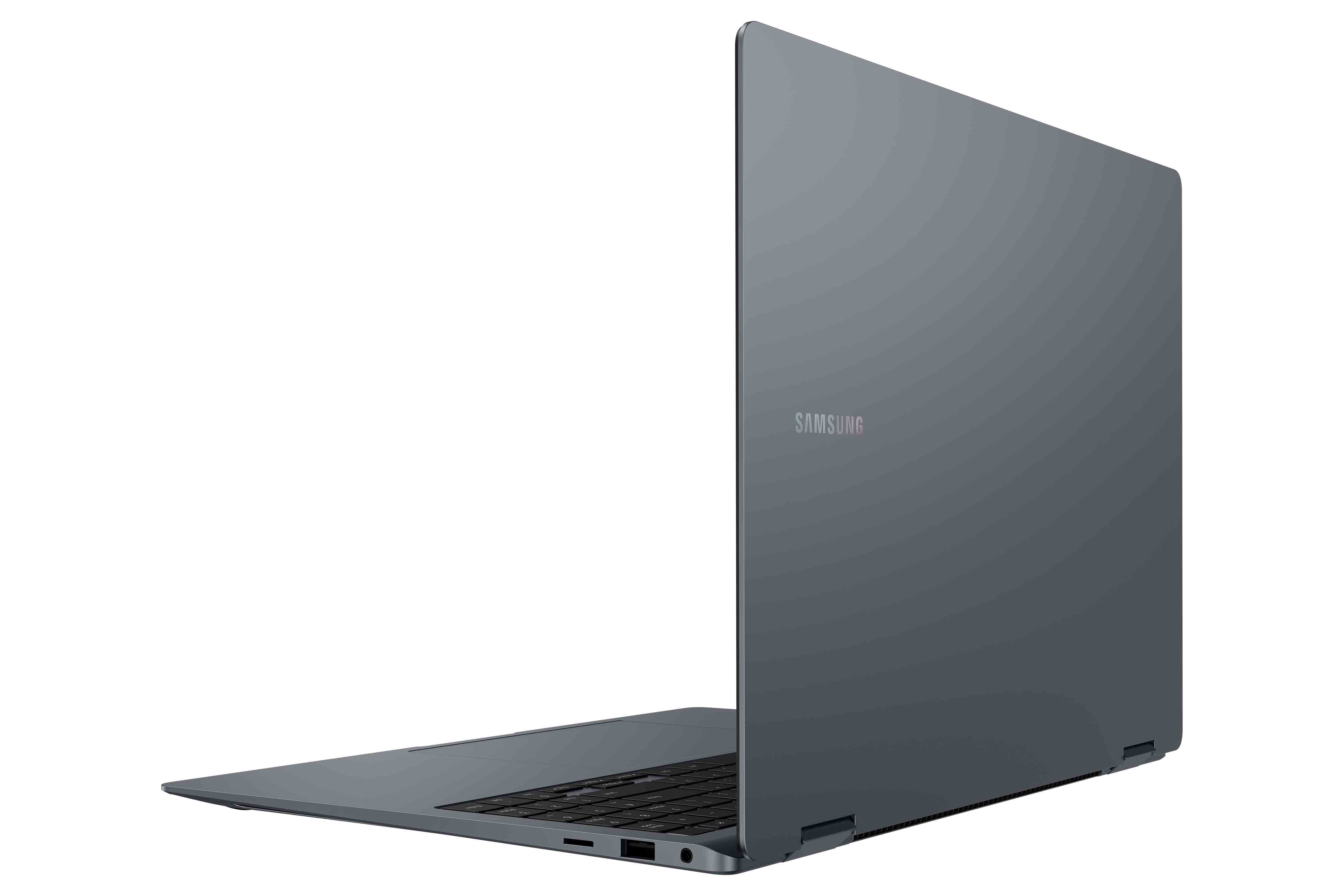 Samsung Galaxy Book4 Pro 360 Intel Core Ultra 7 155H Ordinateur portable 40,6 cm (16") Écran tactile WQXGA+ 16 Go LPDDR5x-SDRAM 512 Go SSD Wi-Fi 6E (802.11ax) Windows 11 Home Gris
