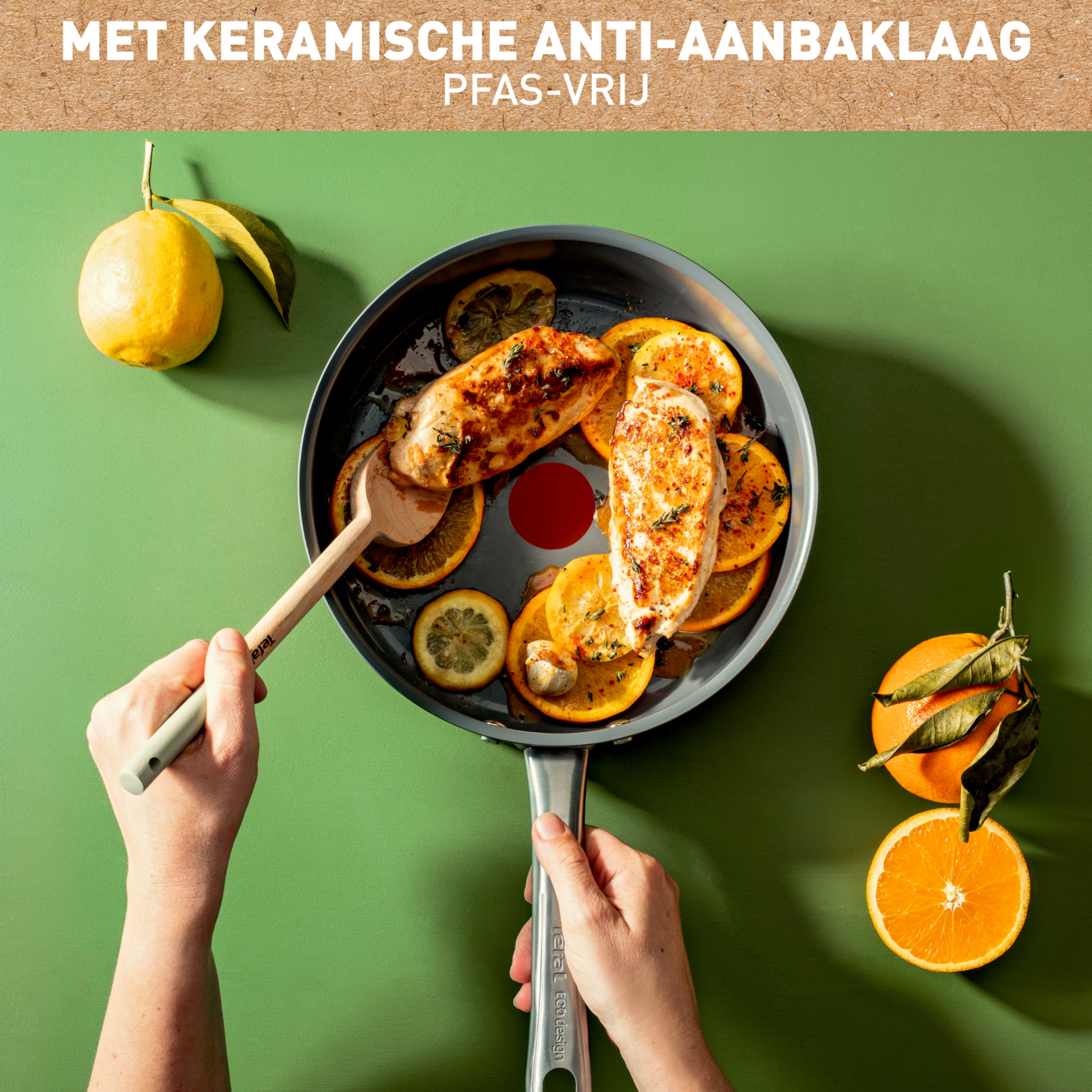 Tefal Renew+ Keramische hapjespan 24 cm C4243253