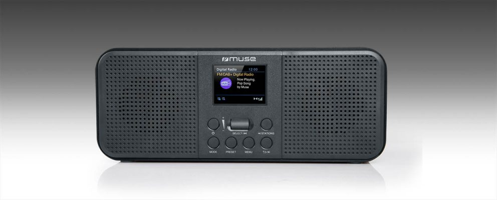Muse M-122 DBT Radio portable Noir
