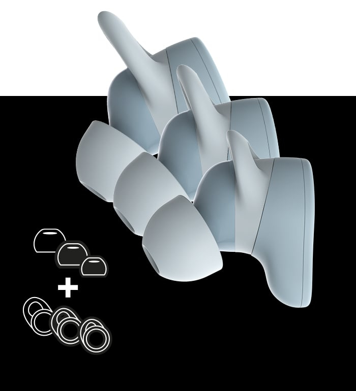 Oordopjes FRESH N REBEL Twins Move storm grey