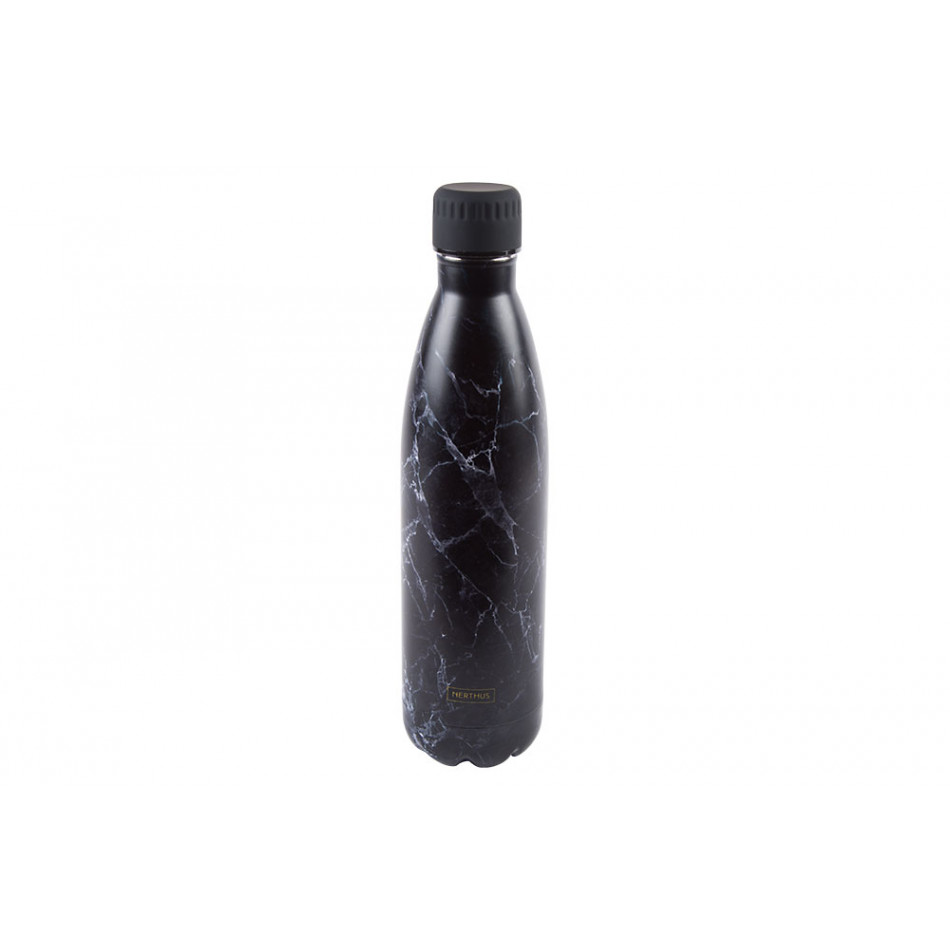 Drinkfles NERTHUS 63.VBFIH600 750ml Zwart Marmer