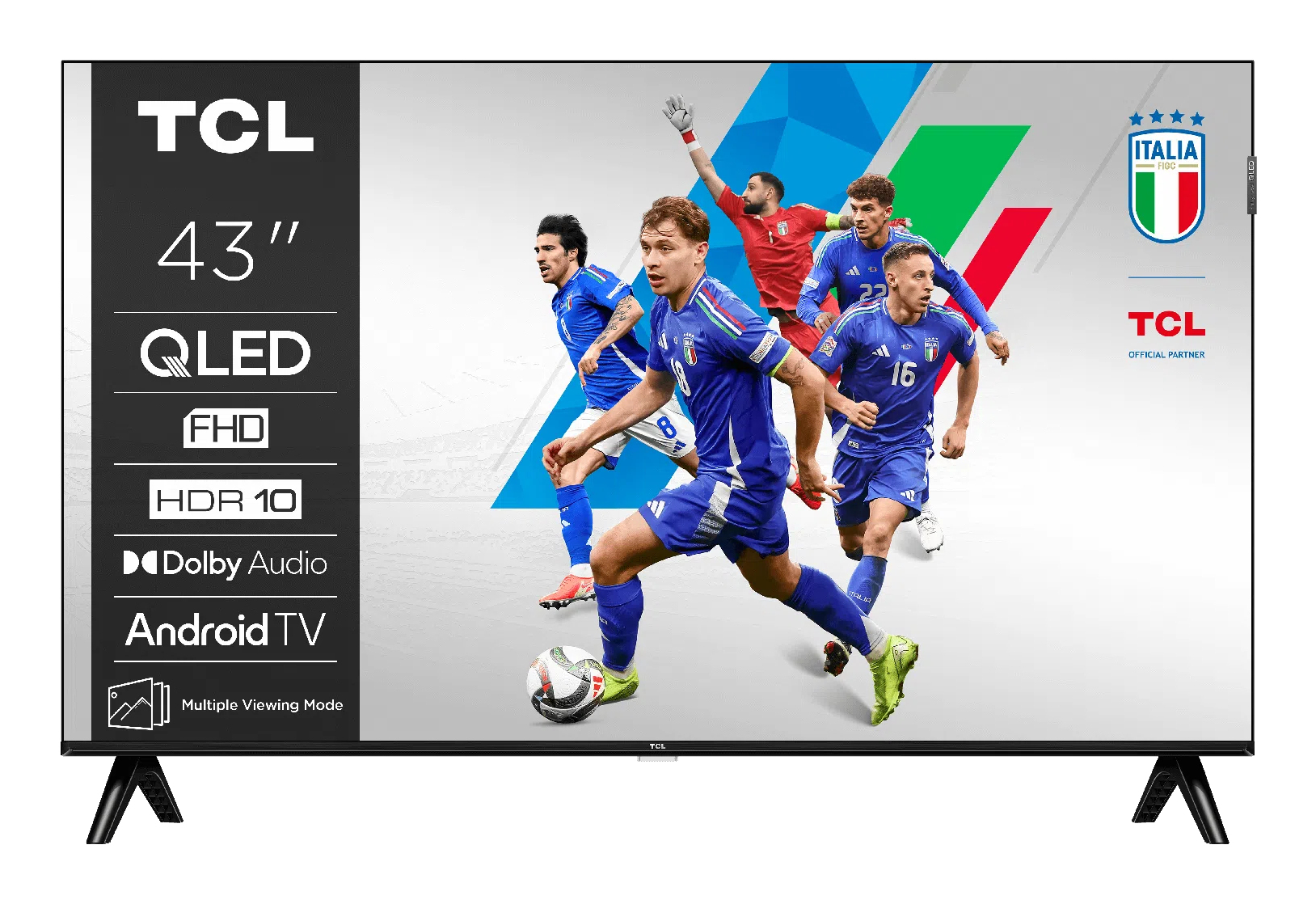 TCL 43V5C tv 109,2 cm (43") Full HD Smart TV Wifi Zwart