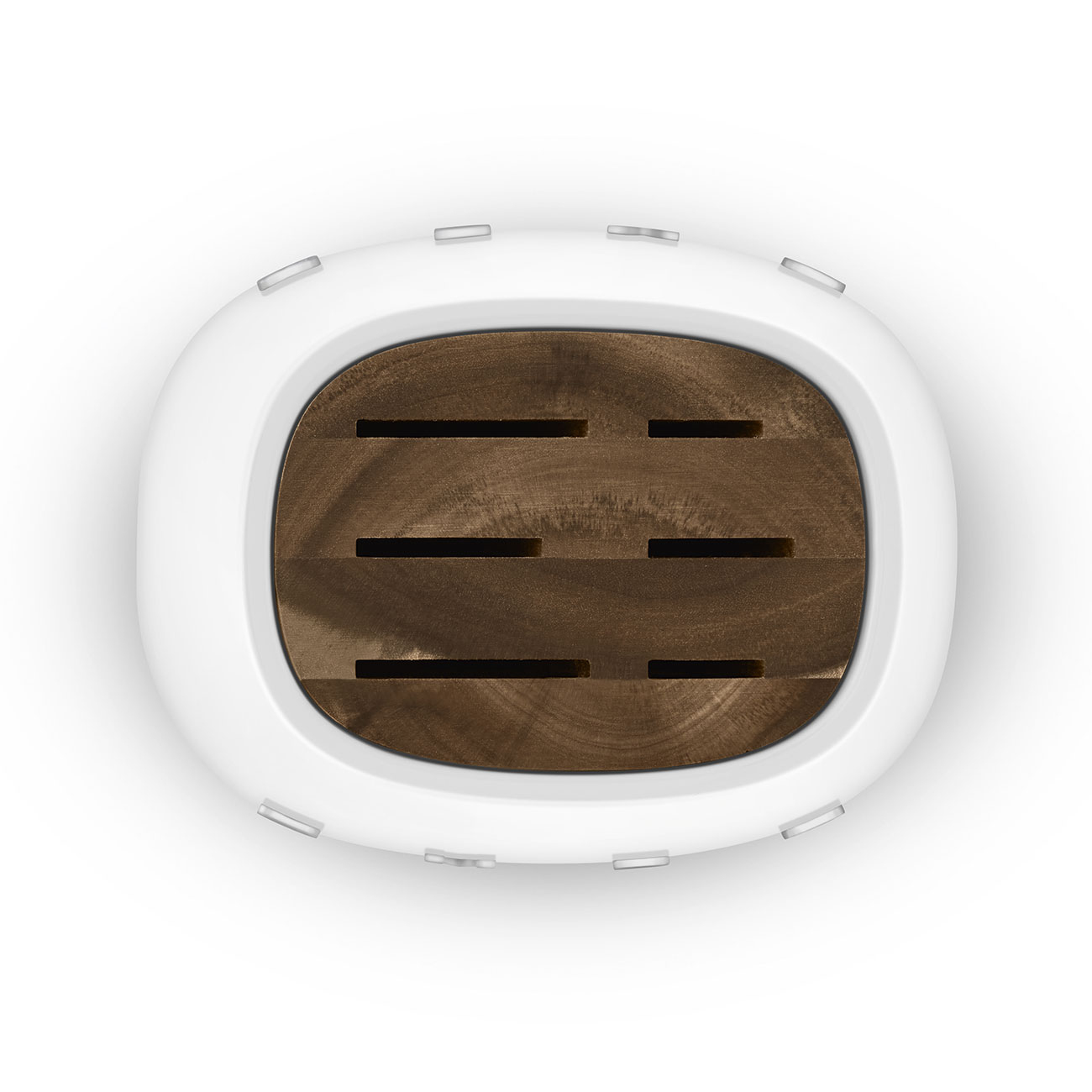 Messenblok SMEG KBSF02WH met 6 RVS-messen / wit