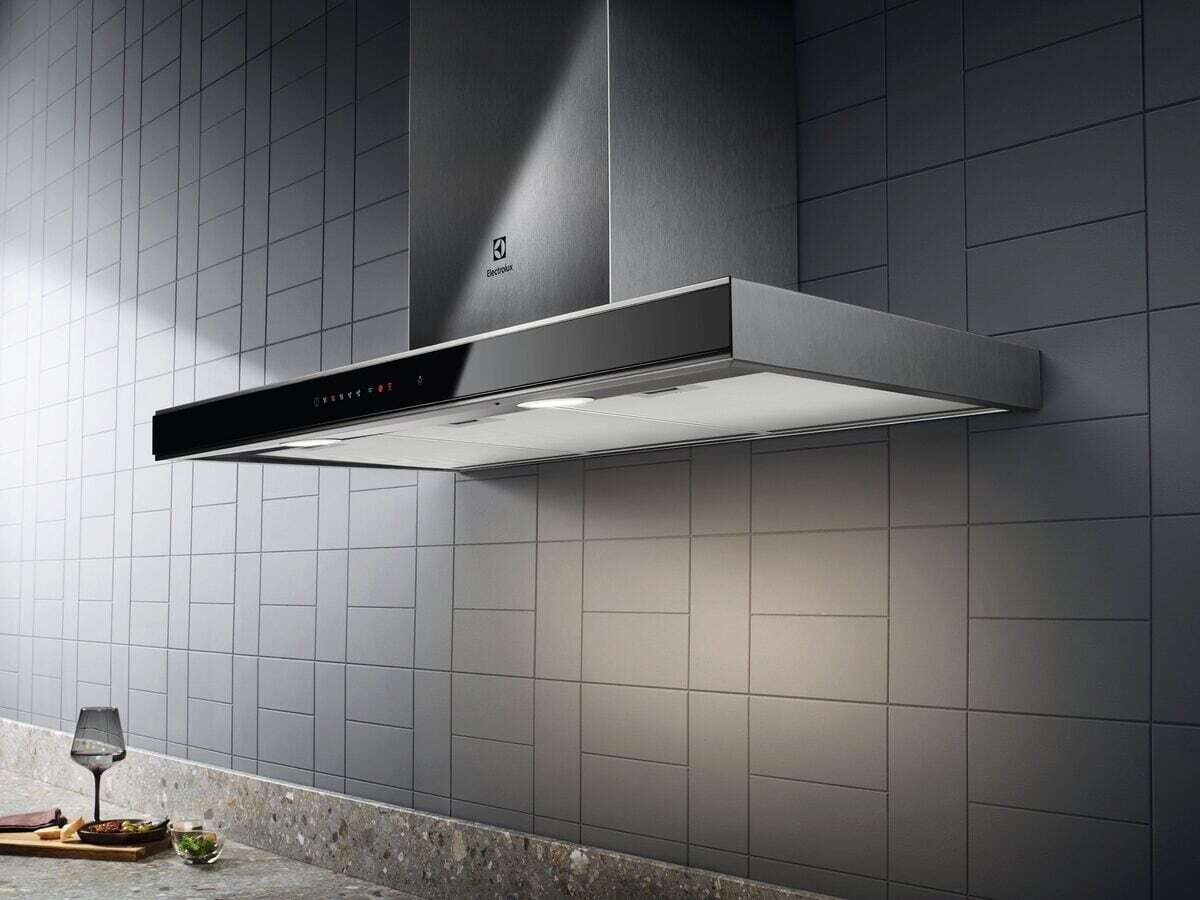Electrolux LFT769X Muurmontage Zwart, Roestvrijstaal 615 m³/uur
