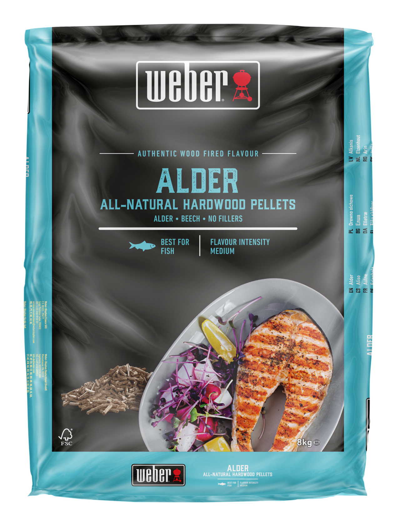 Pellets WEBER 3401052 Alder / 8KG