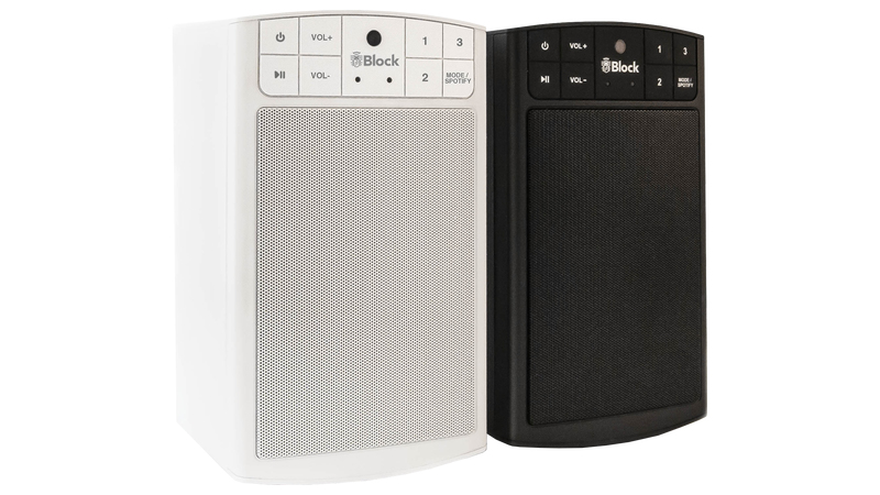 Block network speaker block a white