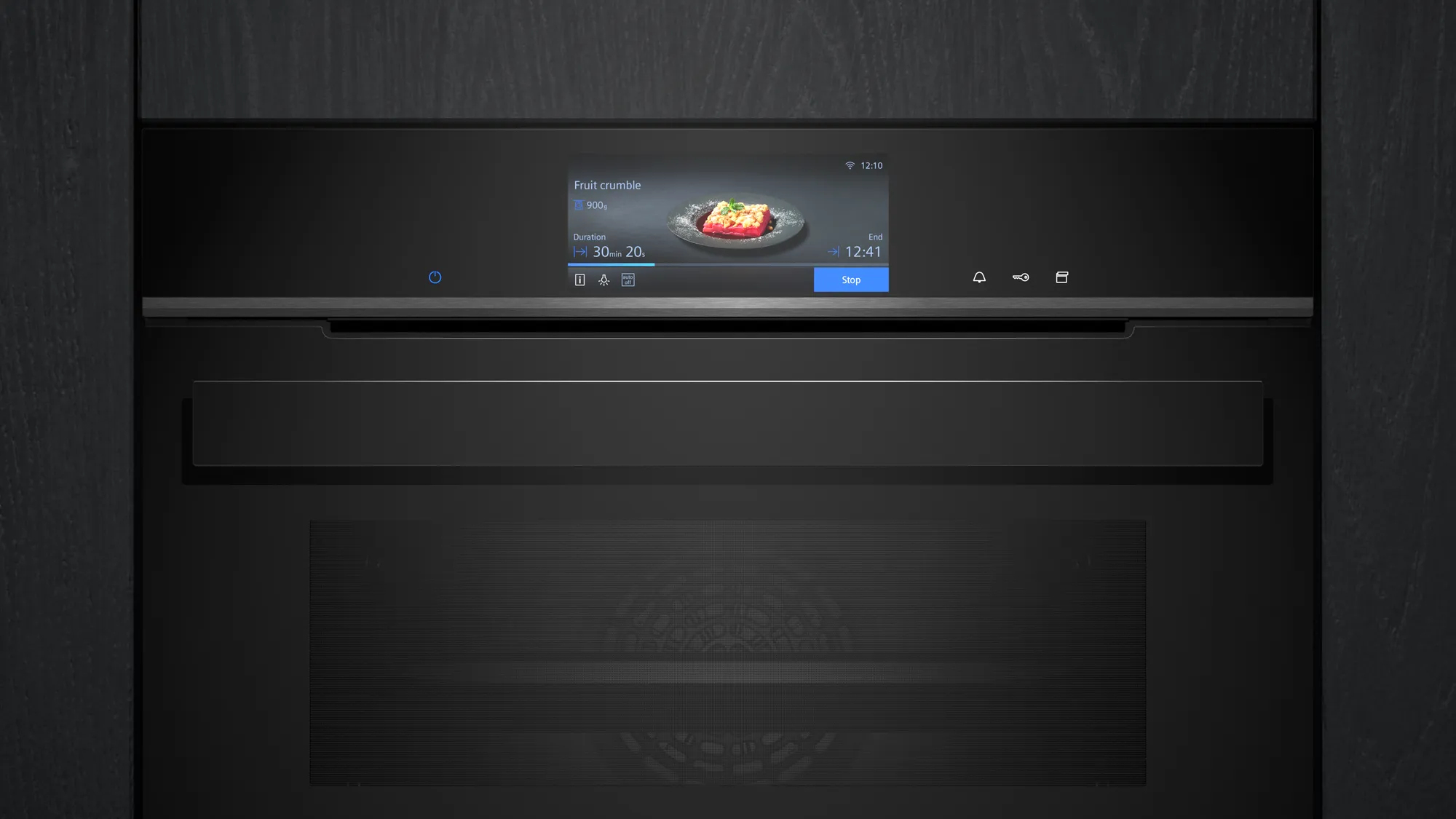 Siemens iQ700 CS958GCB1 stoomoven Middelmaat Zwart Touch