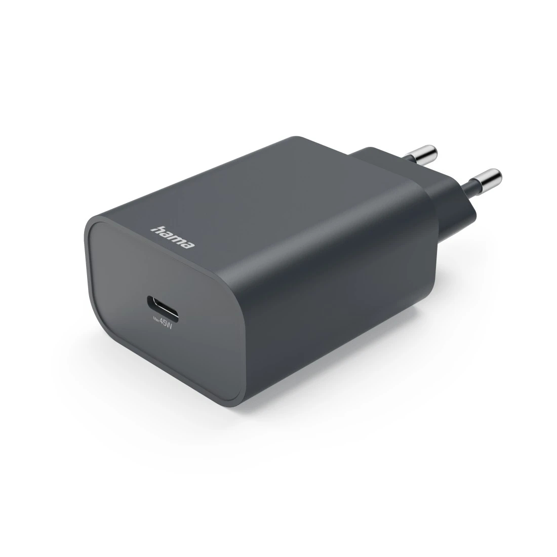 Hama Snellader USB-C 45W antraciet