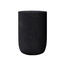 Bijzettafel Dôme Deco FU9-W2/BLA SALE rond Oak Wood Black