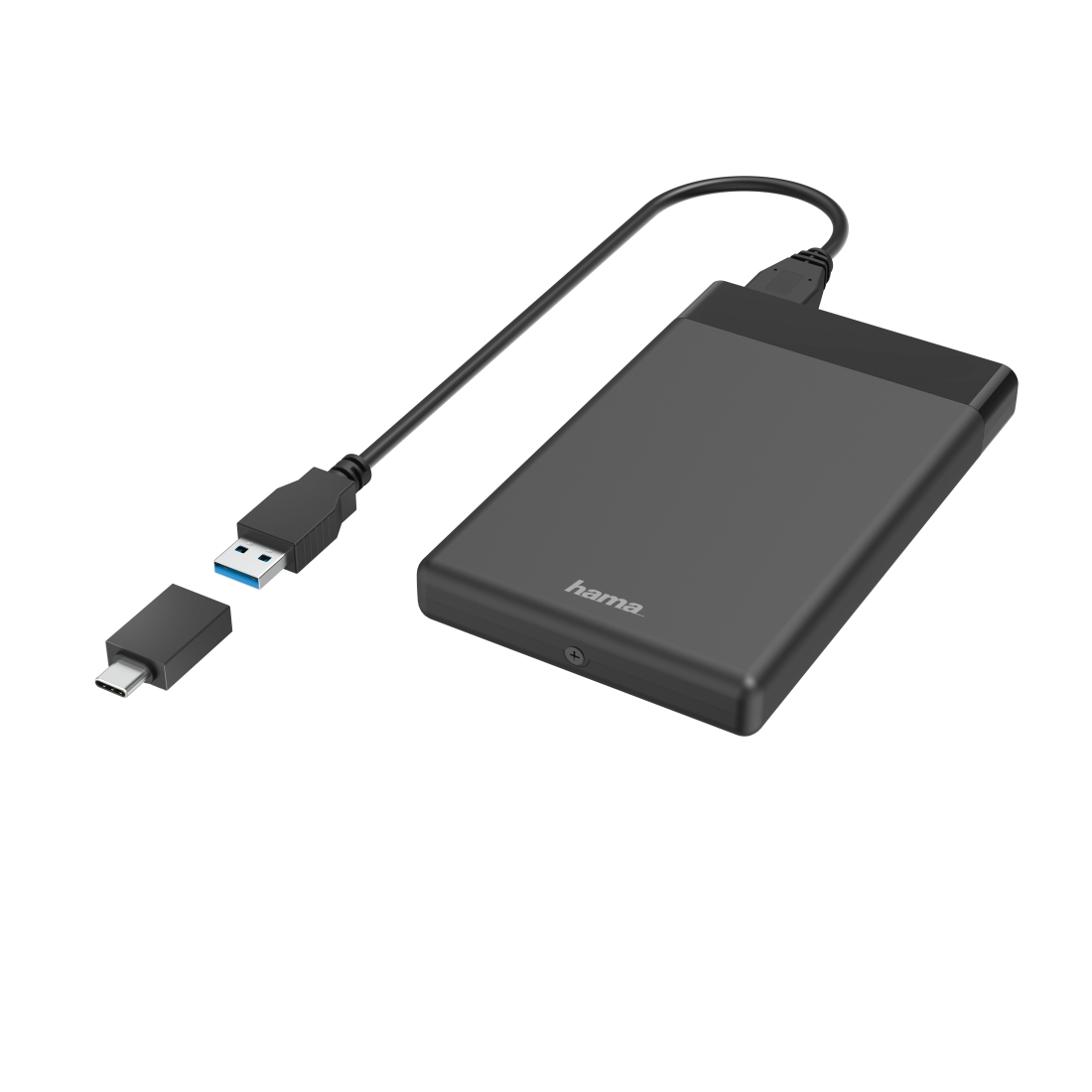 USB-behuizing voor harde schijf voor 2,5  SSD- en HDD-harde