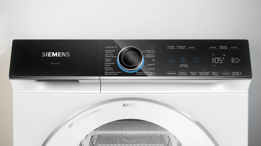 Warmtepompdroogkast SIEMENS WQ46B2C9FG ExtraKlasse / 9kg / A+++