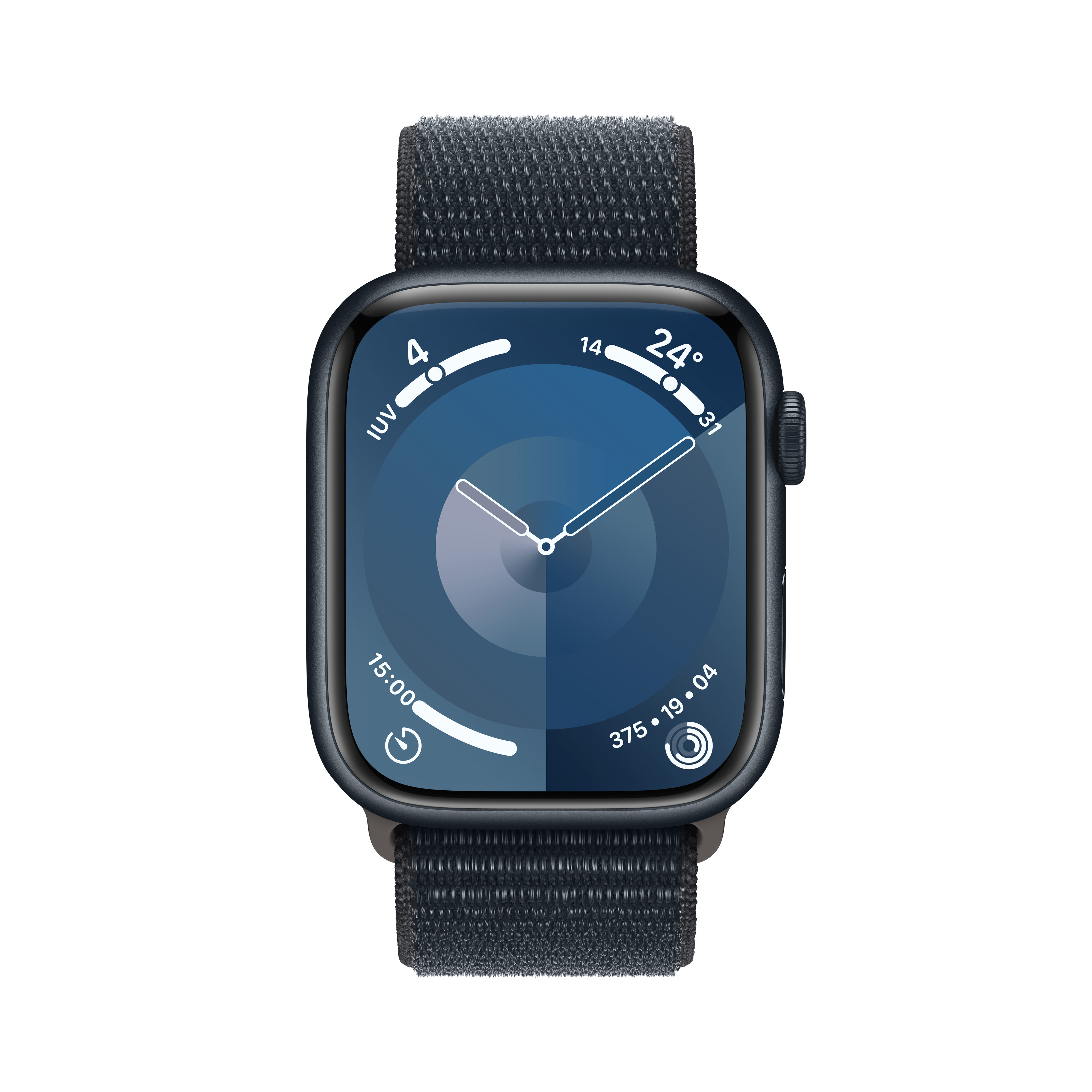 Apple Watch Series 9 45 mm Digitaal 396 x 484 Pixels Touchscreen Zwart Wifi GPS