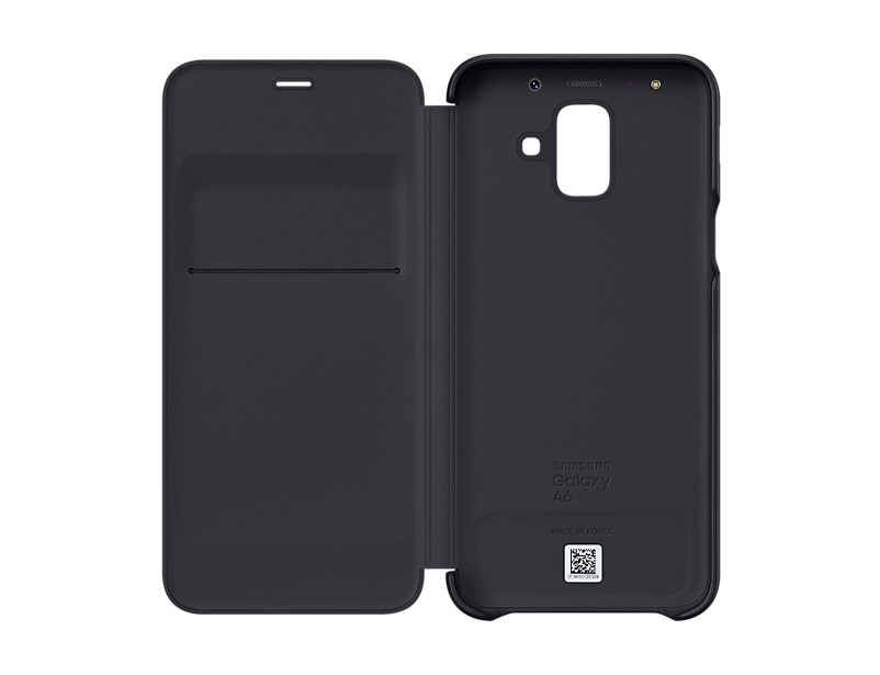 Sac (TEL) Samsung Samsung A6 2017 Wallet Cover Black