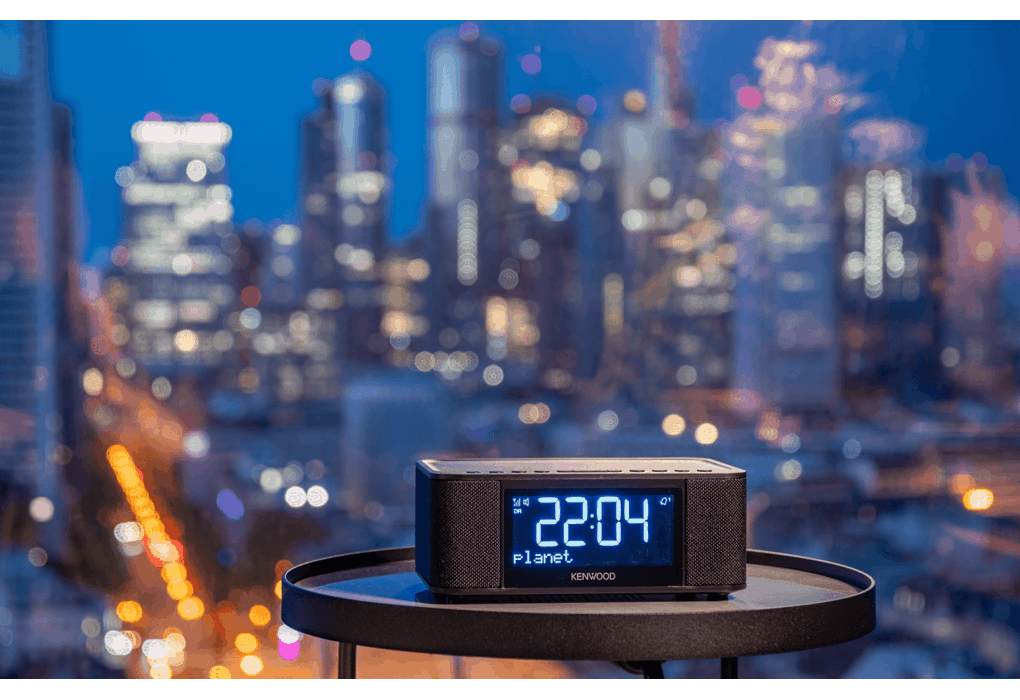 Wekkerradio KENWOOD CR-ST40DAB zwart