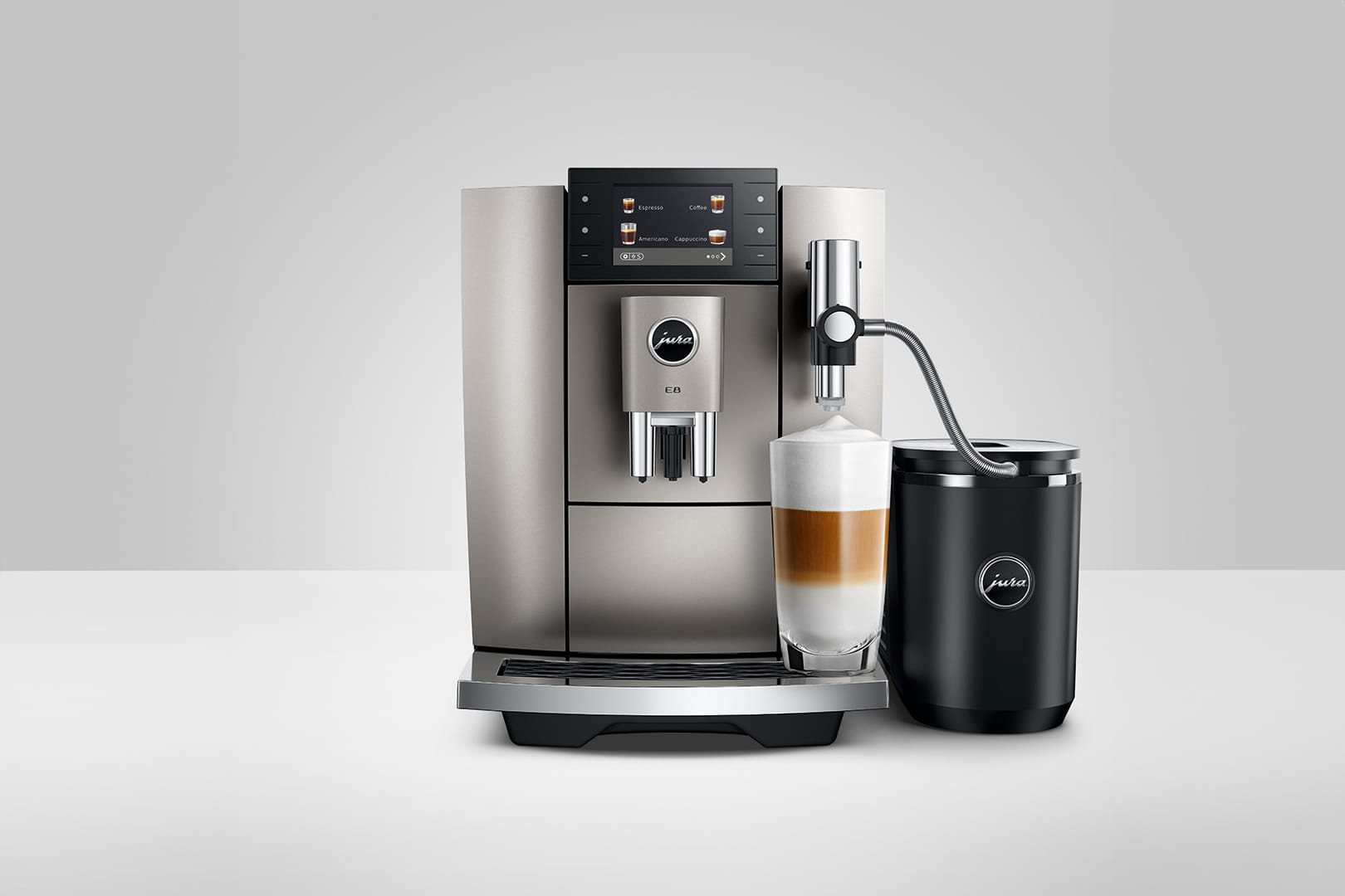 Jura E8 MIDNIGHT SILVER 15712