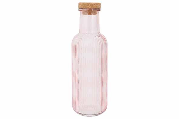 Waterkaraf COSY & TRENDY 5426002 Raya / 1L / roze / met kurk