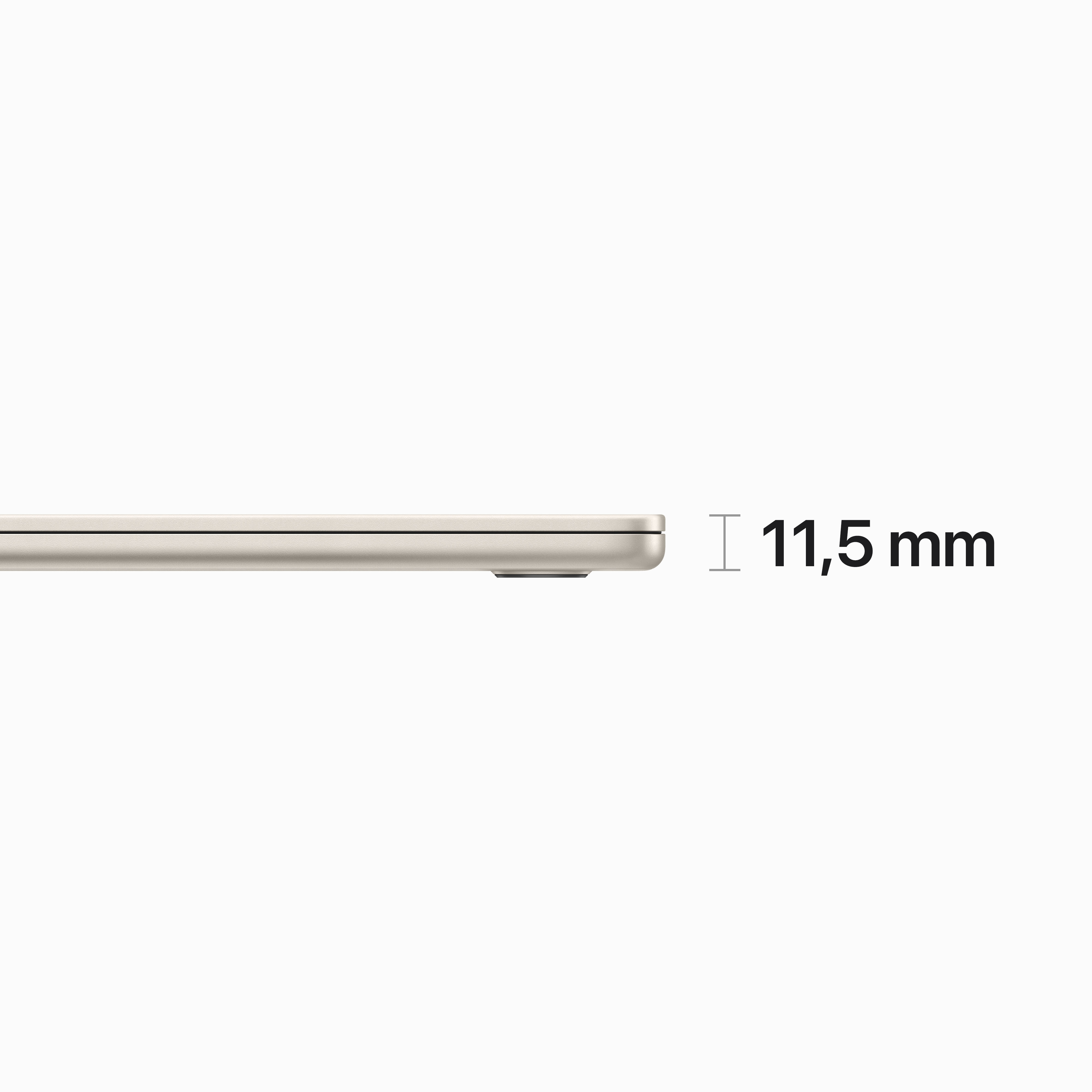 APPLE MacBook Air 2023 15,3" M2 8-C CPU & 10-C GPU 8GB 512GB Starlight