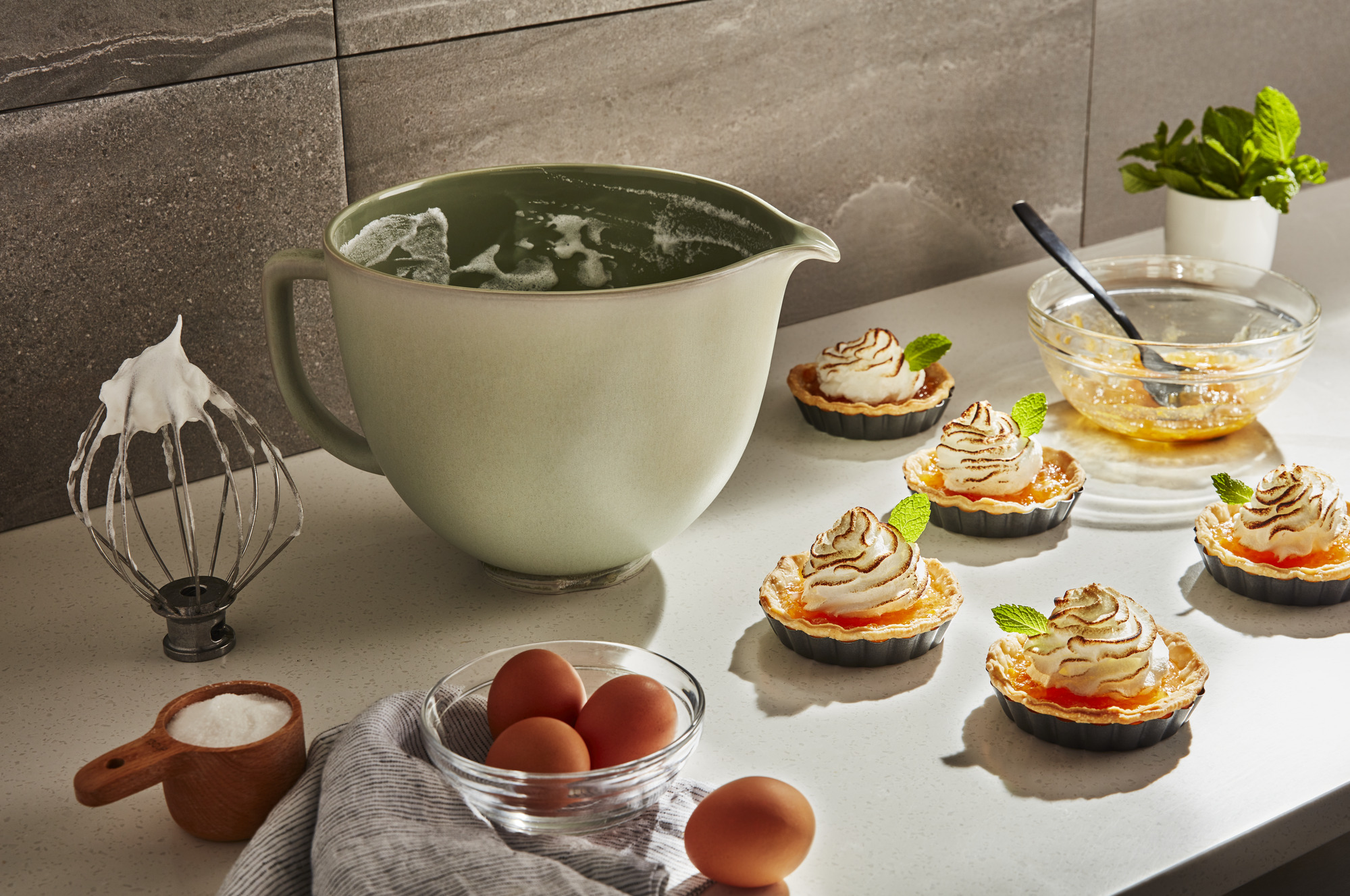 Mengkom KITCHENAID 5KSM2CB5PSL Bladgroen Keramisch