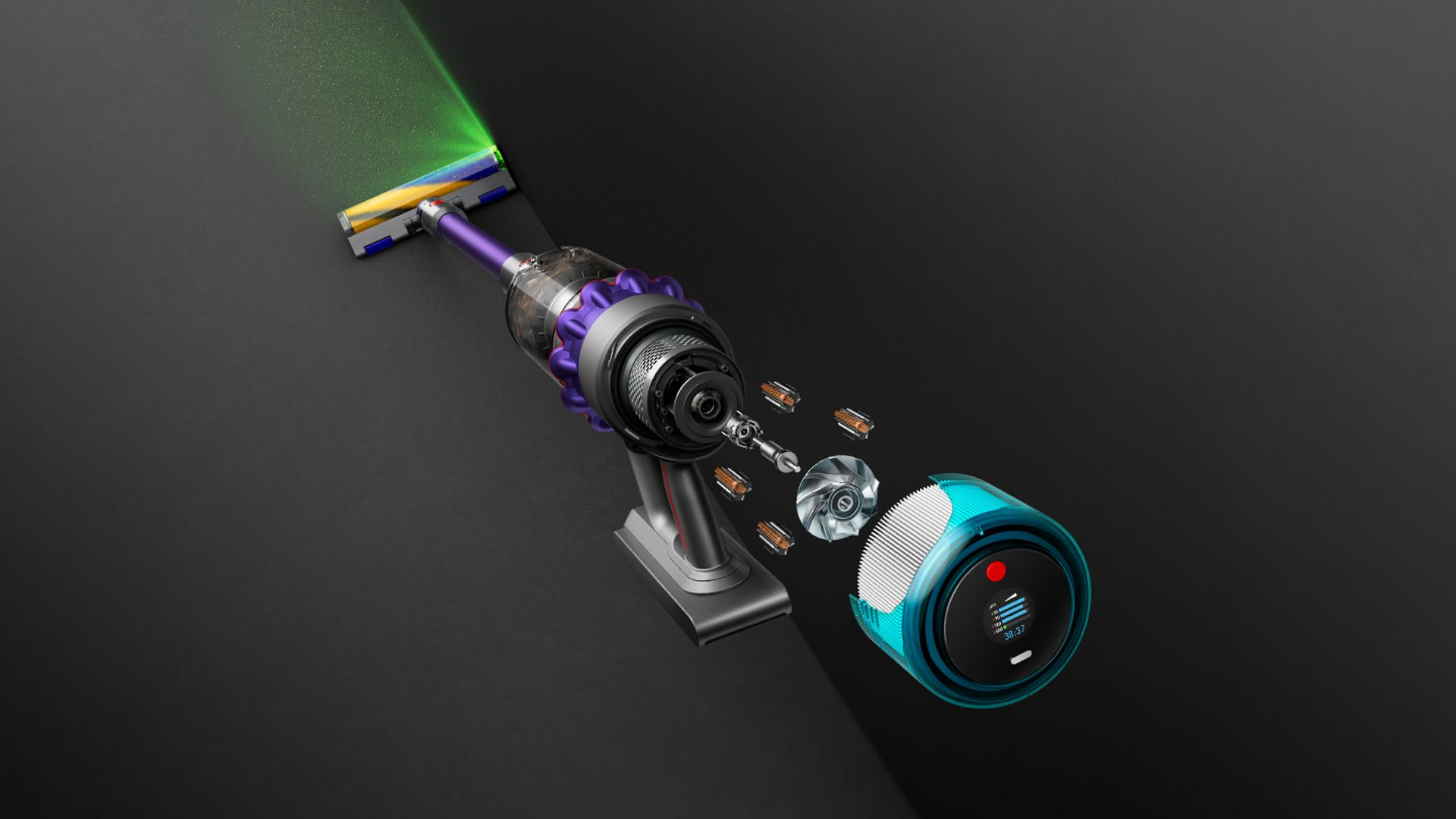 Aspirateur-balai DYSON 446989-01 GEN5 Detect Absolute