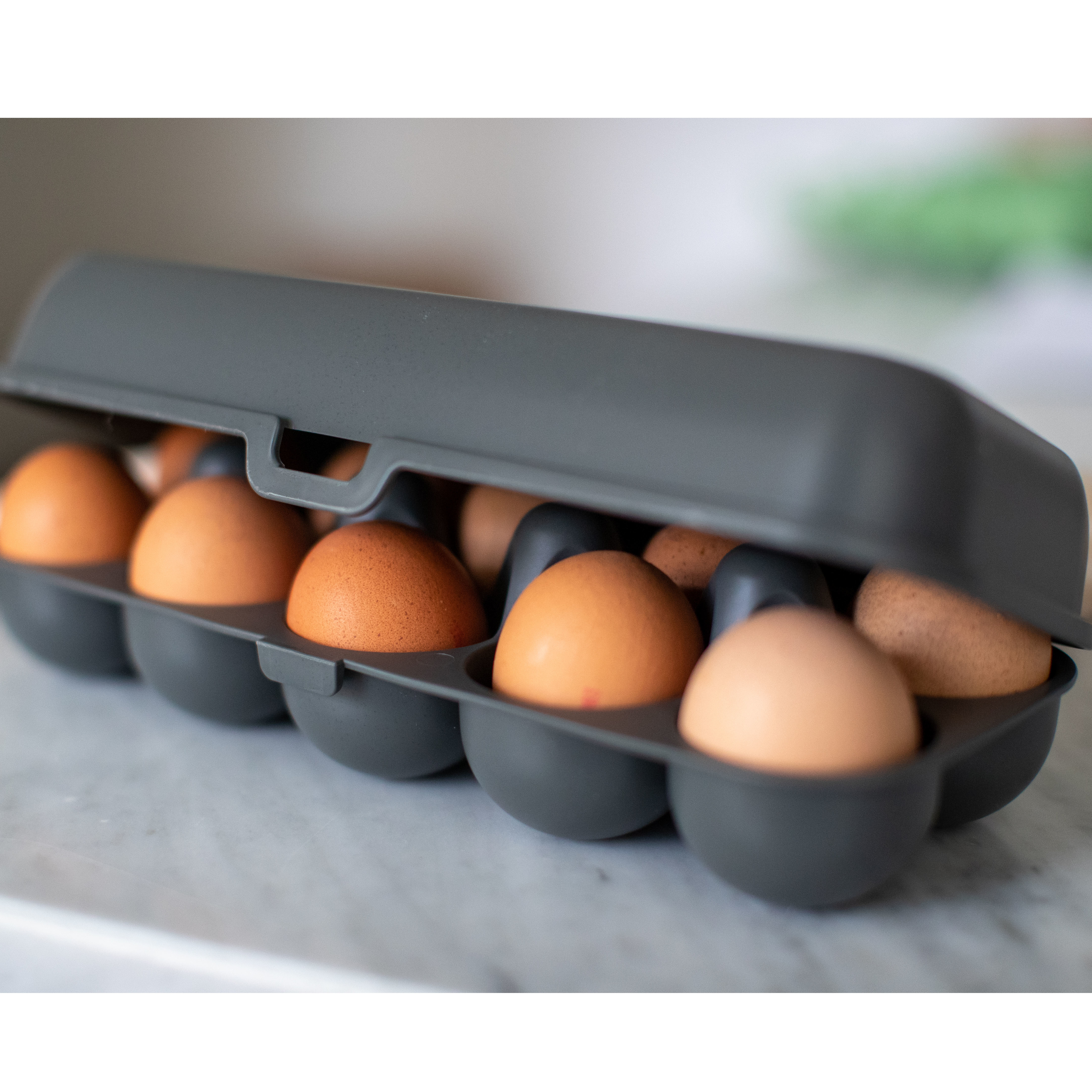 Eierdoos KOZIOL 7179701 Eggs to Go / nature / ash grey