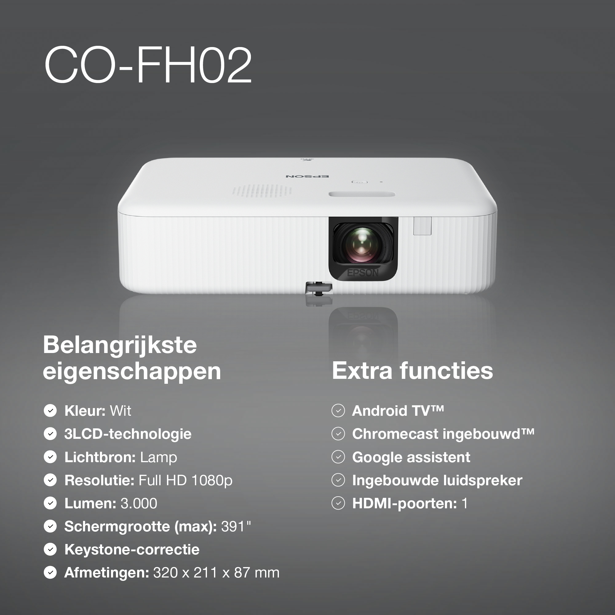 Epson Projecteur CO-FH02