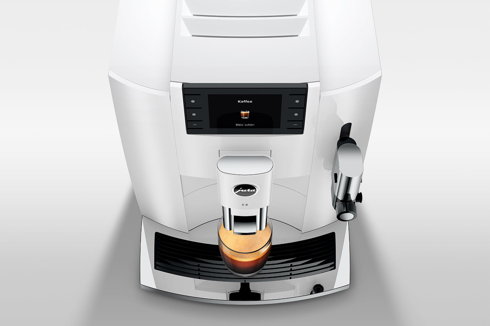 JURA E8 PIANO WHITE EC  15585