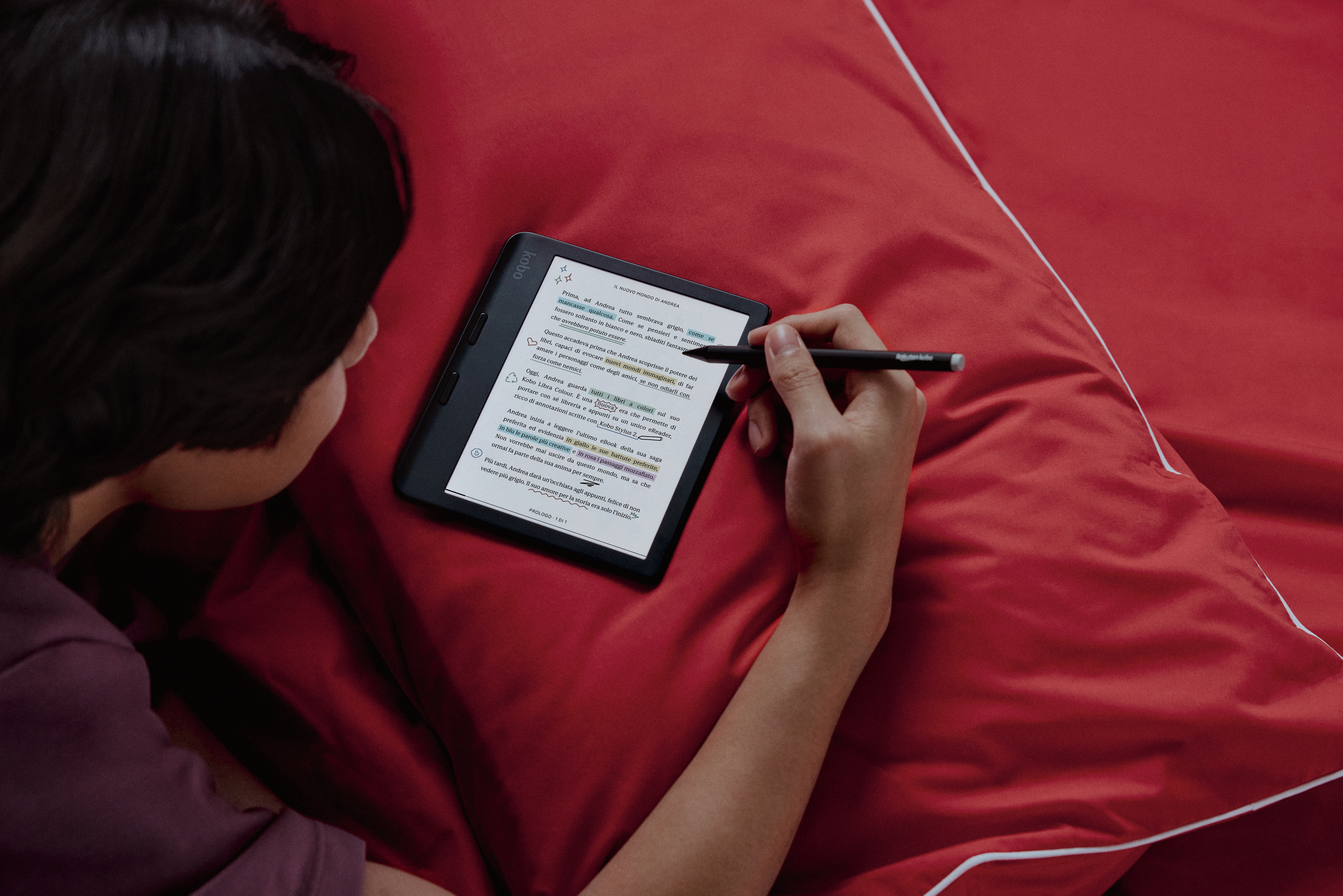 E-reader Kobo Libra Colour E-book Touchscreen 32GB Wi-Fi Wit