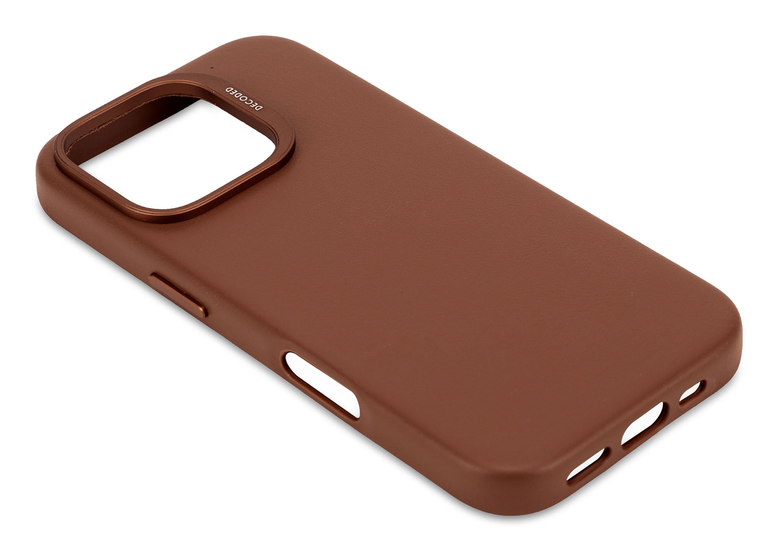Decoded Leather Backcover Apple iPhone 16 Pro Tan