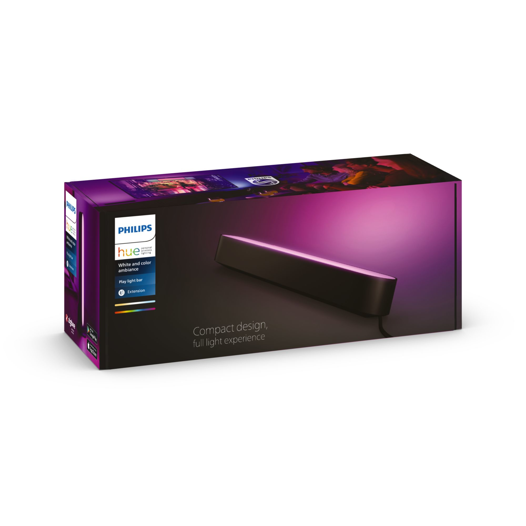 Tafellamp PHILIPS HUE Play White Color Amb. Zwart (Uitbreid)