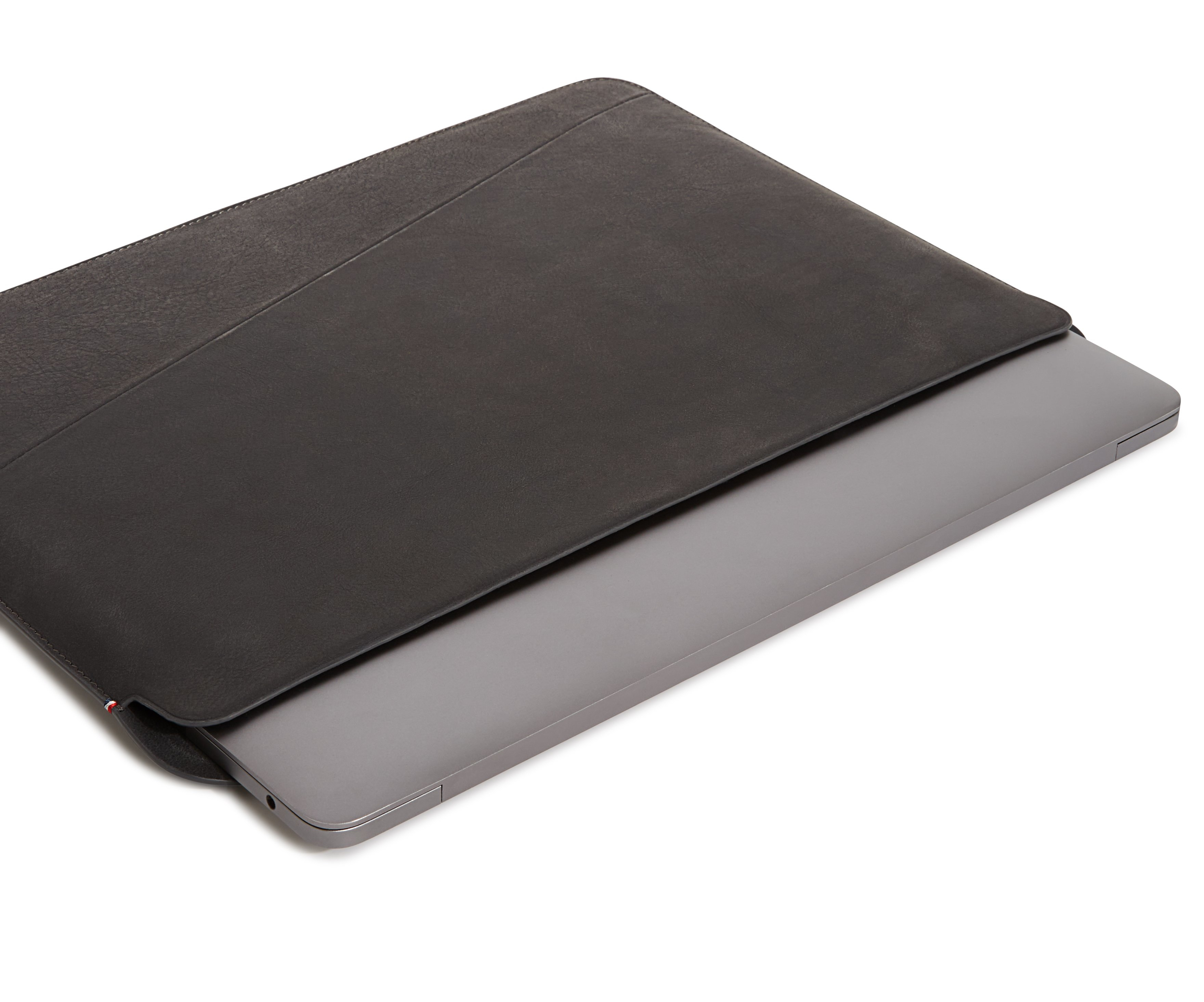 Decoded Leather Frame Sleeve for Macbook 13 inch antracite