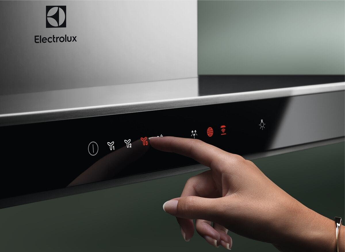Electrolux LFT769X Muurmontage Zwart, Roestvrijstaal 615 m³/uur