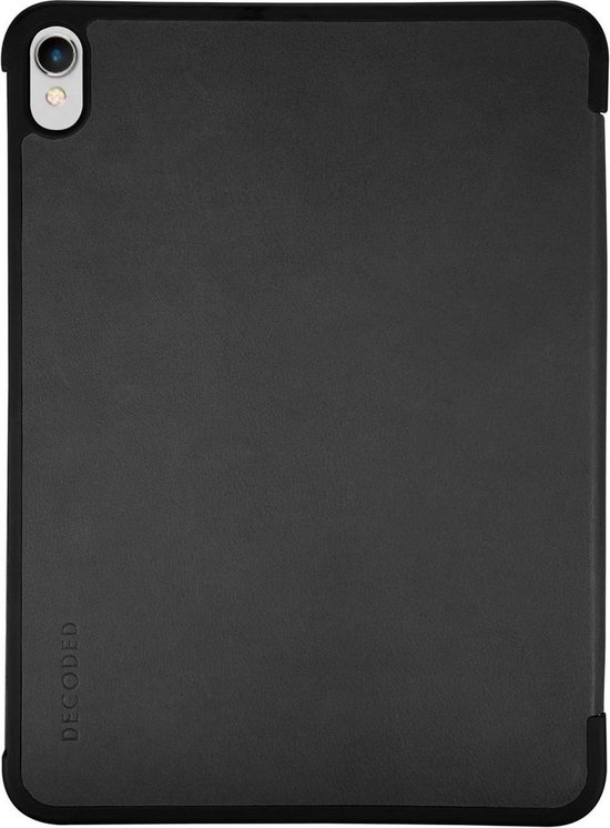 Decoded iPad 10,9" (2022), housse Slim, cuir, noir