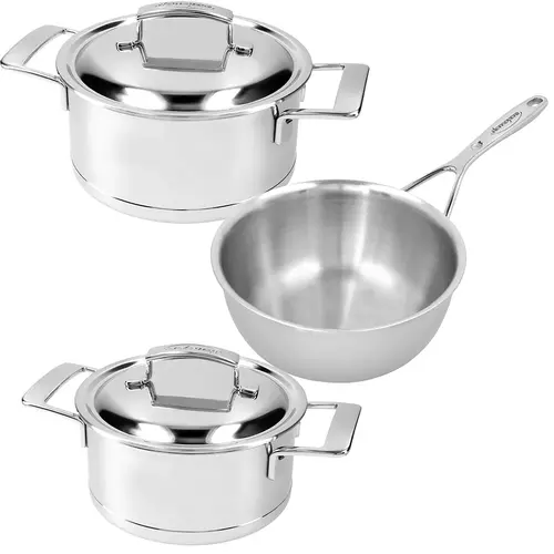 Kookpottenset DEMEYERE SET60903 Silver 7 Startset 3-delig