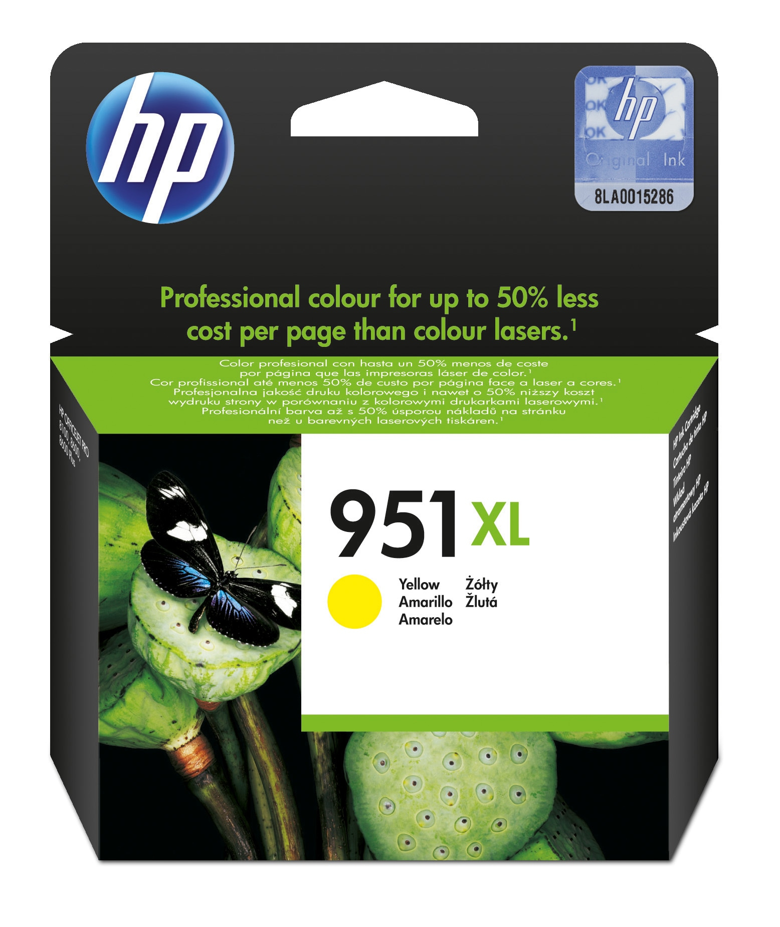 HP 951xl cartouche d'encre jaune