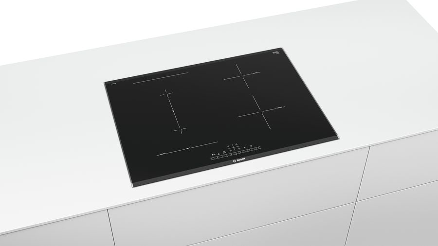 Bosch Serie 6 PVS775FC5E plaque Noir Intégré 70 cm Plaque avec zone à induction 4 zone(s)