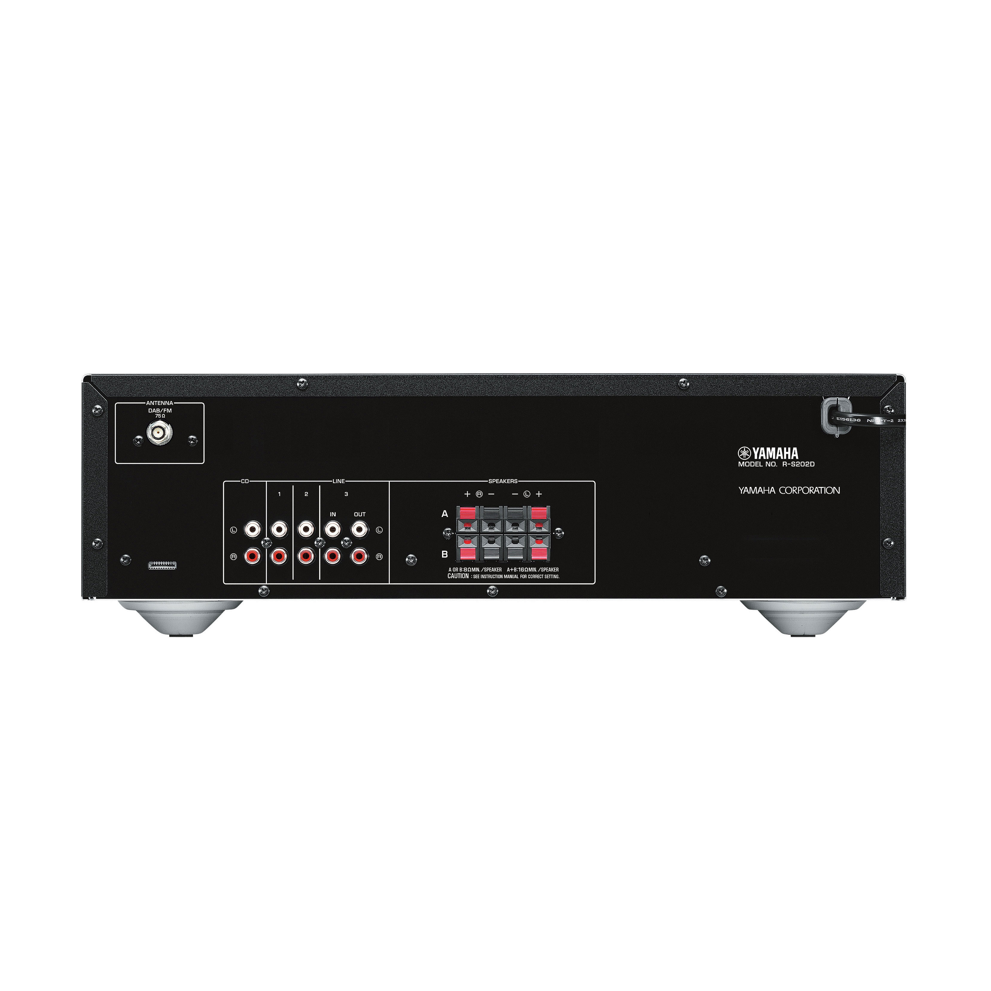 Receiver YAMAHA R-S202D zwart
