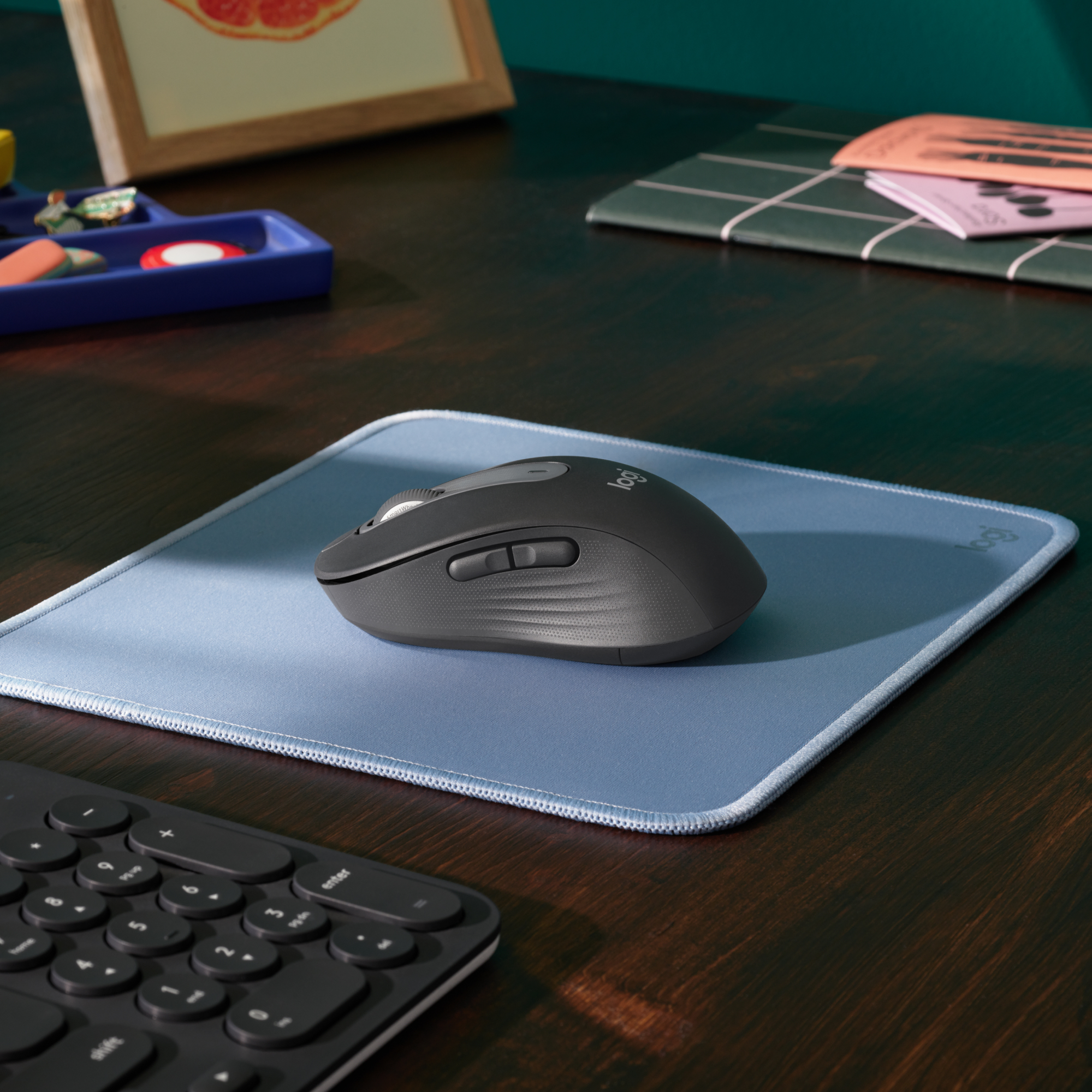 Draadloze Muis Logitech M650 Medium R Signature Graphite