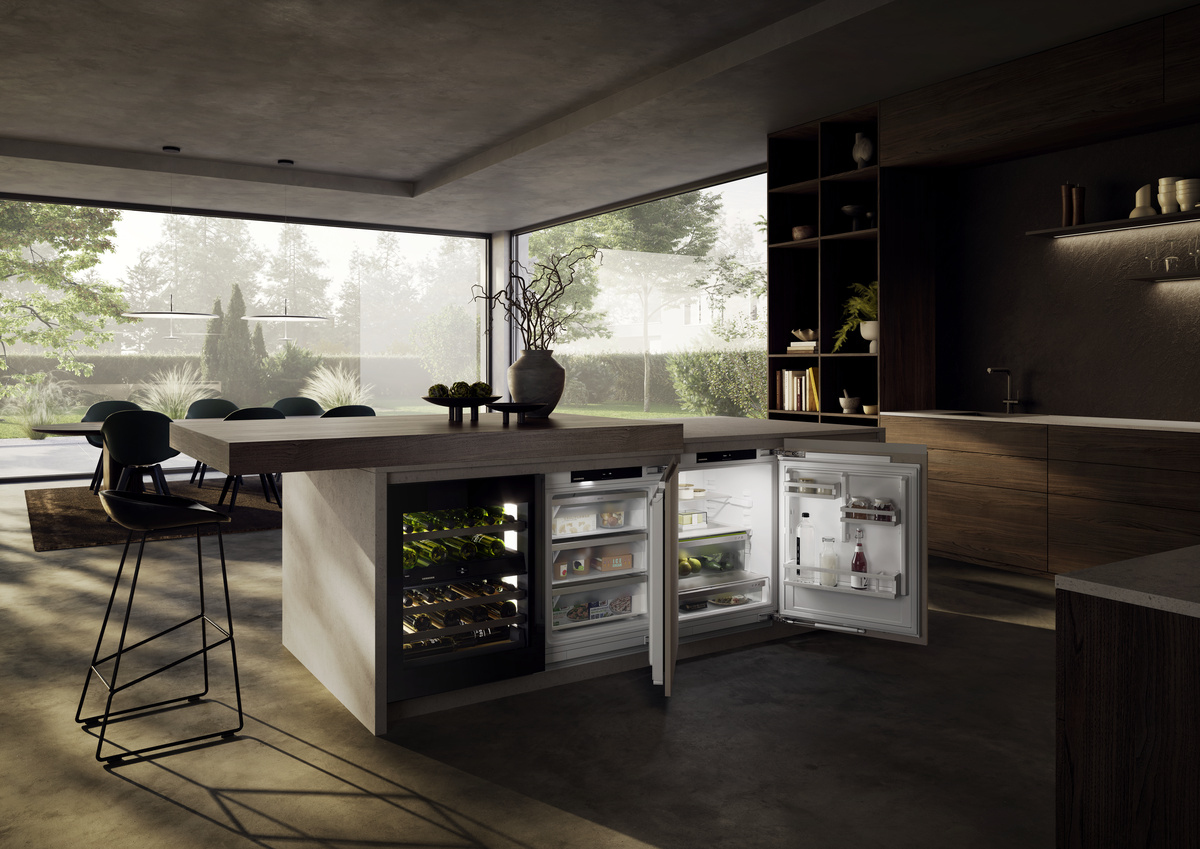 Liebherr UWgbi 3682 Vinidor Selection Thermo-elektrische wijnkoeler Onderbouw Zwart 32 fles(sen)