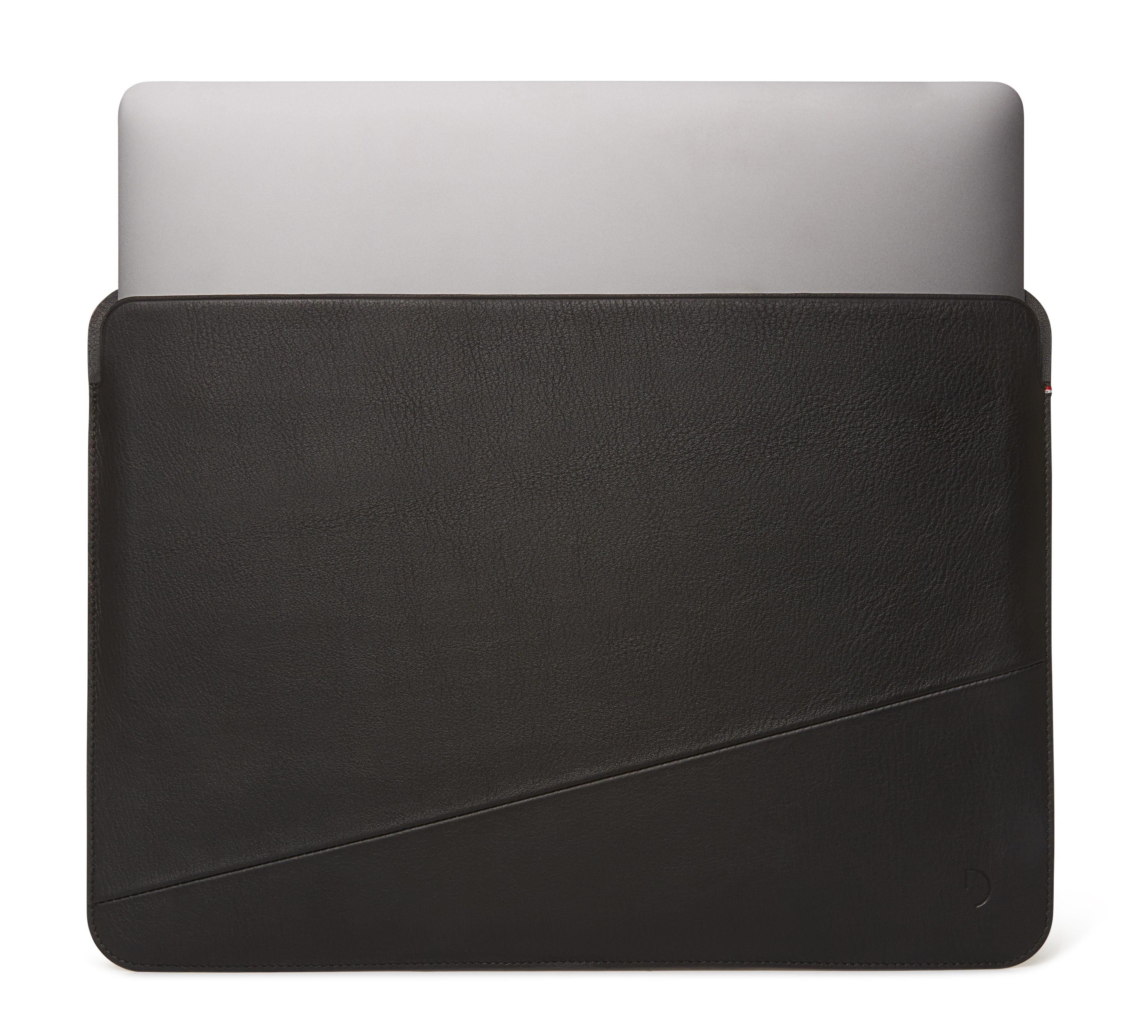Decoded Leather Frame Sleeve for Macbook 13 inch black