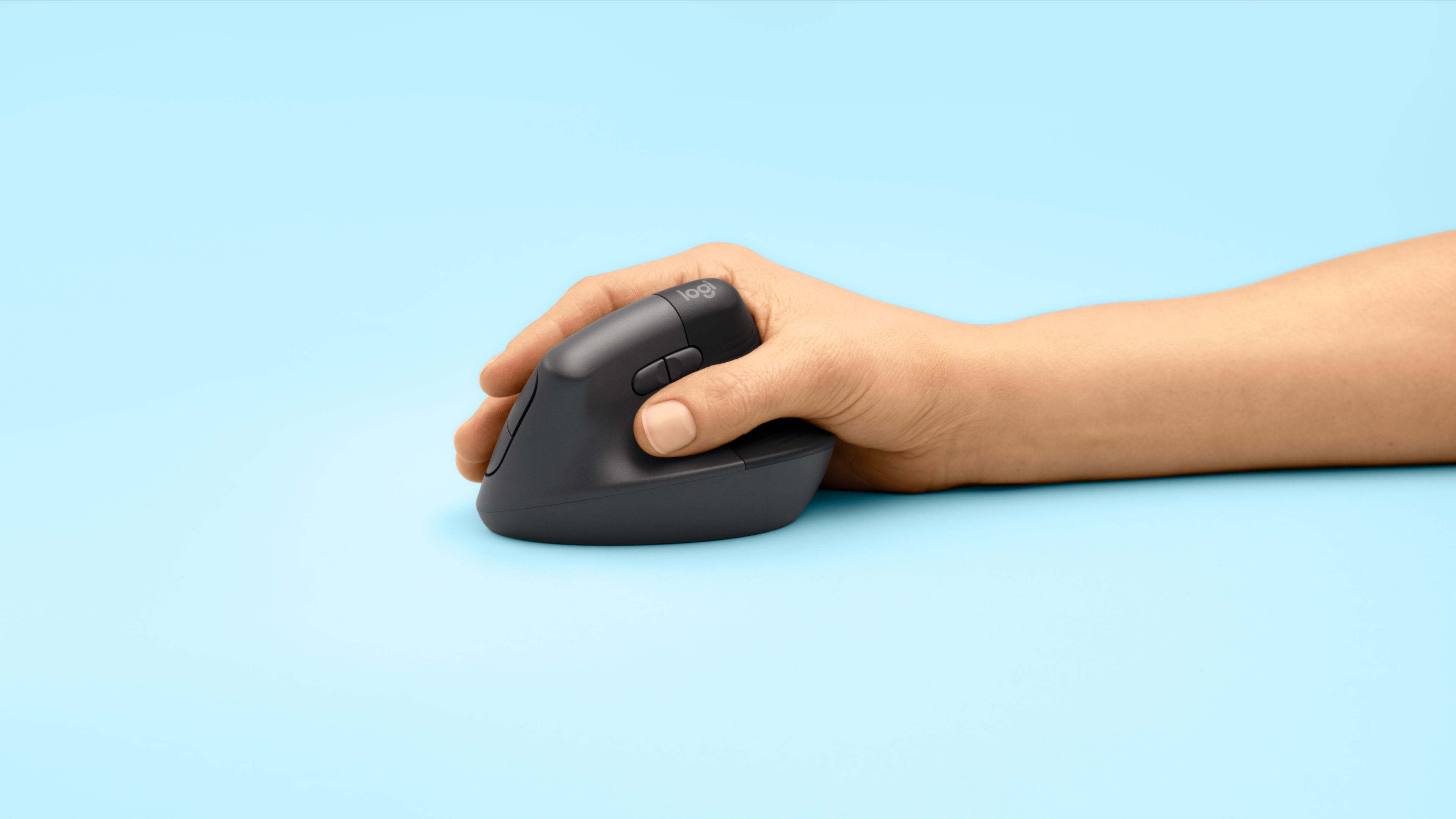 Draadloze Muis Logitech Lift R Ergo Graphite