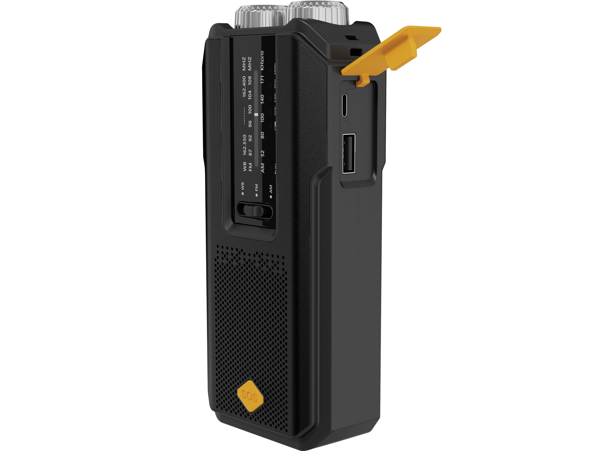 FM radio SANDBERG Survivor 421-04 / 2000mAh solar powerbank / zaklamp / zwenge
