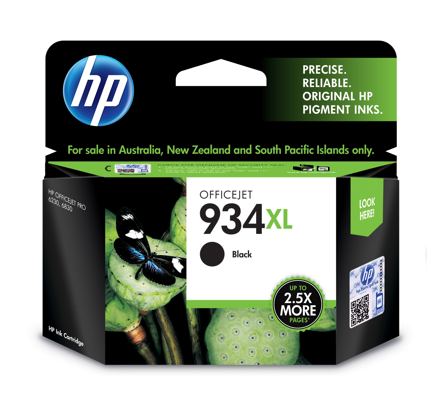 Inktpatroon HP 934XL Black